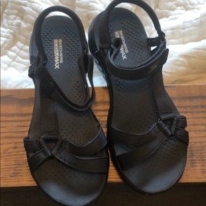 Black Skechers Radiance Sandal
